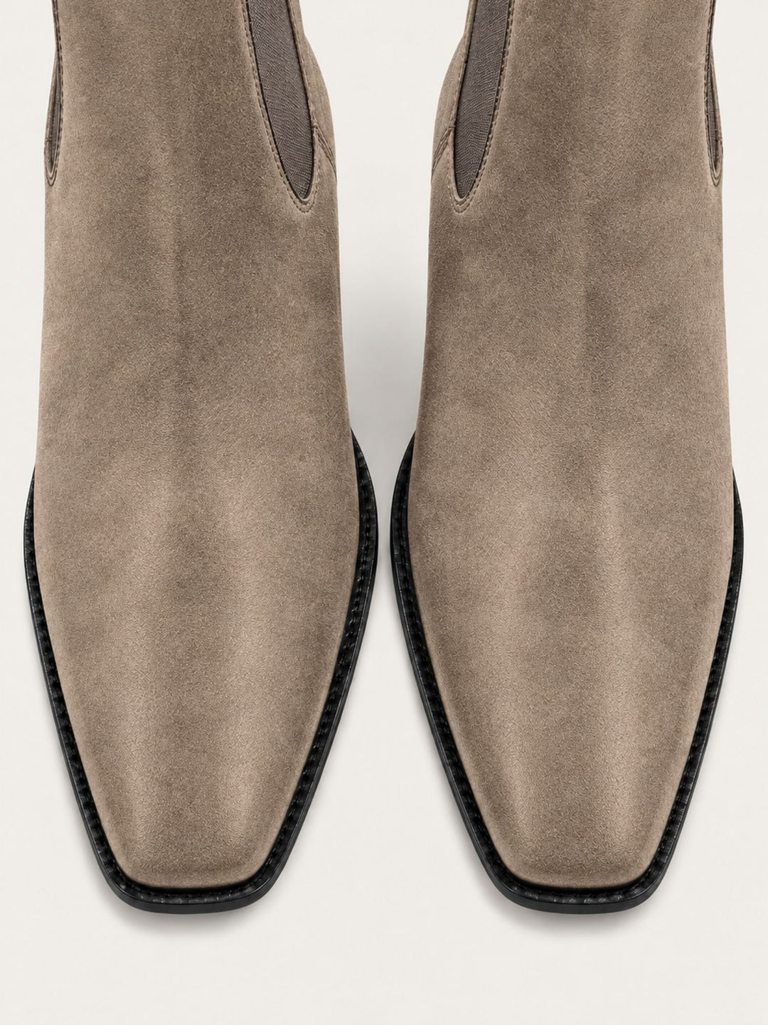 Stivaletto beatles in pelle scamosciata beige 2587 TAUPE ANDREA MORANDO 