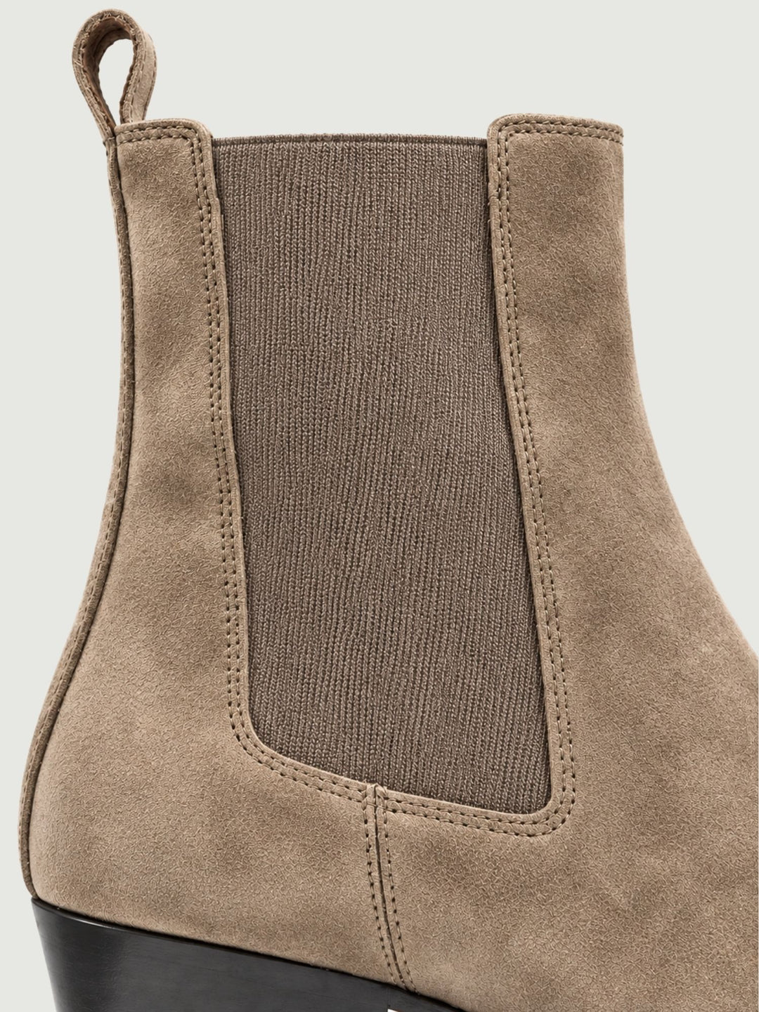 Stivaletto beatles in pelle scamosciata beige 2587 TAUPE ANDREA MORANDO 