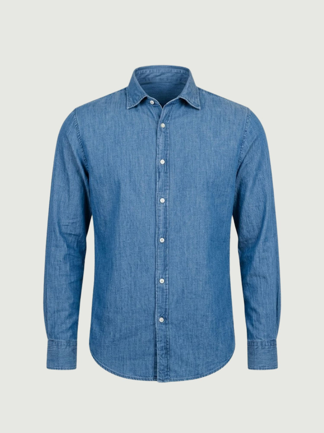 Camicia Nelson in denim medio NELSON 01 DEPERLU 