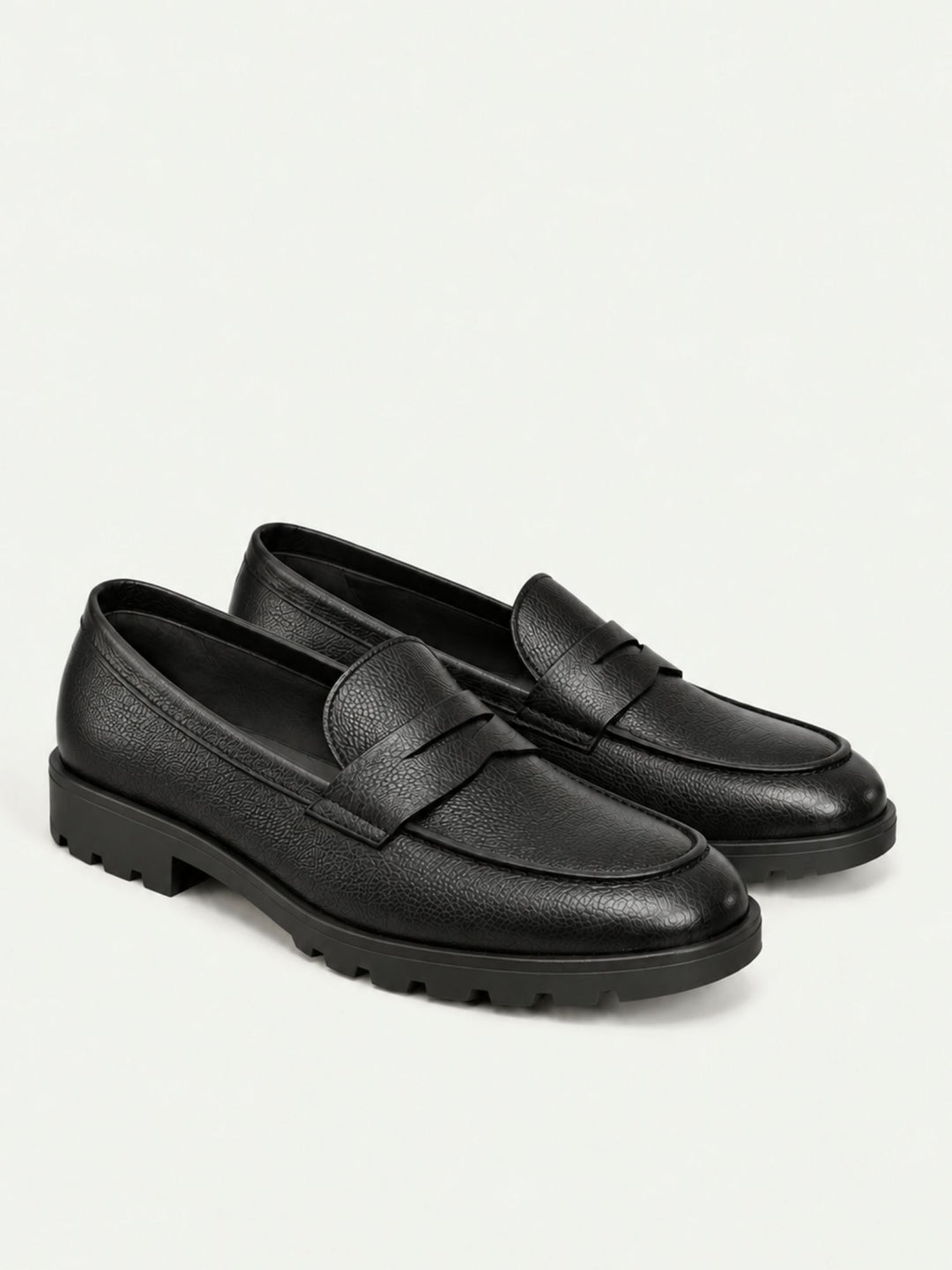 Mocassino penny in pelle nera 1044 NERO ANDREA MORANDO 