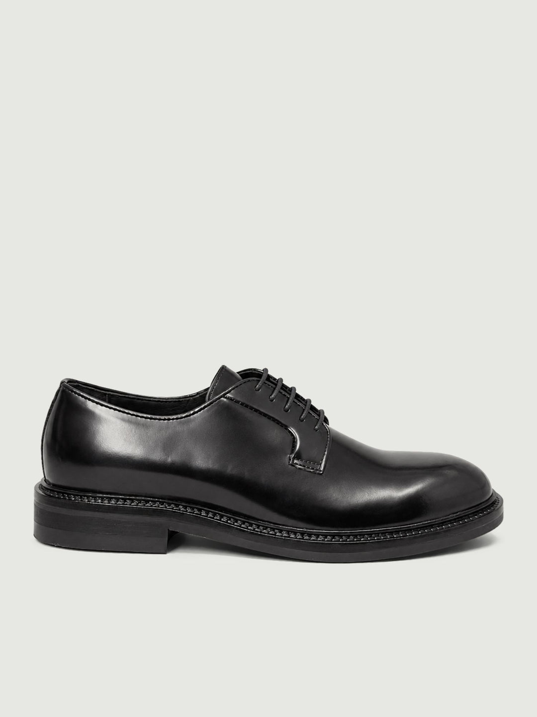 Derby in pelle spazzolata nera 1061 NERO ANDREA MORANDO 