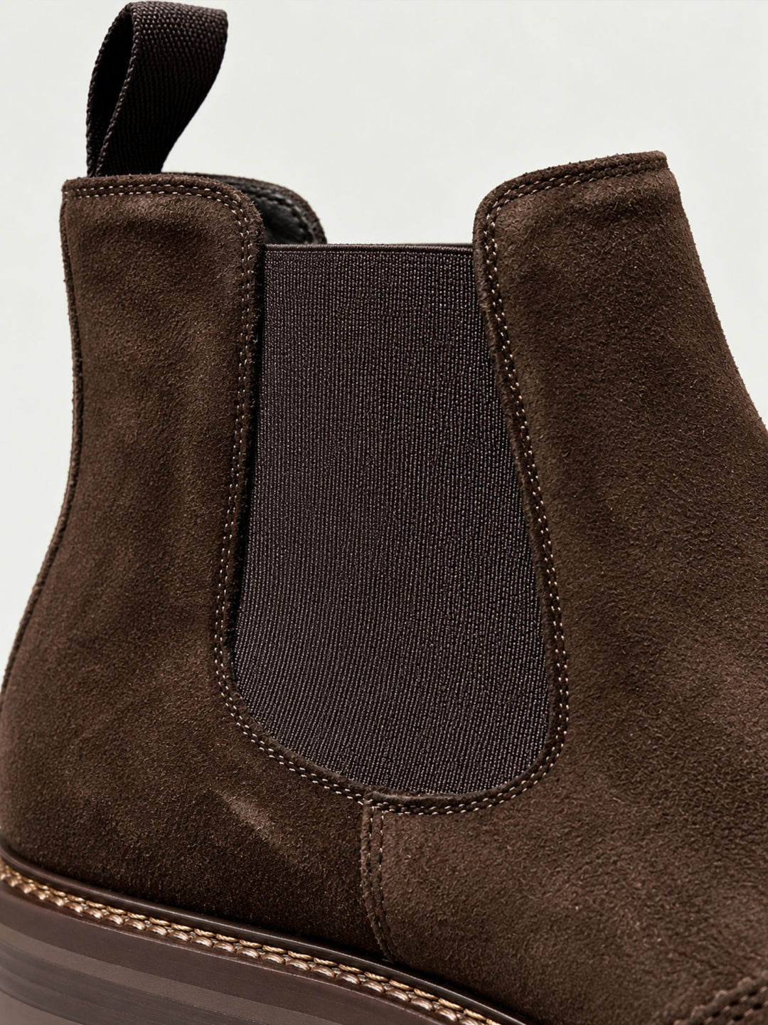 Stivaletto beatles in camoscio cacao 1064 CACAO ANDREA MORANDO 