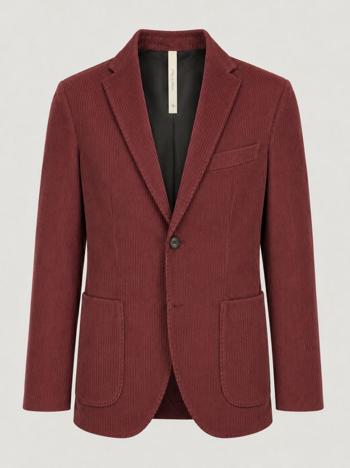 Blazer in velluto a coste bordeaux G214/SP10 08 ANDREA MORANDO 