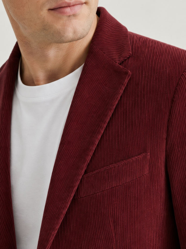 Blazer in velluto a coste bordeaux G214/SP10 08 ANDREA MORANDO 