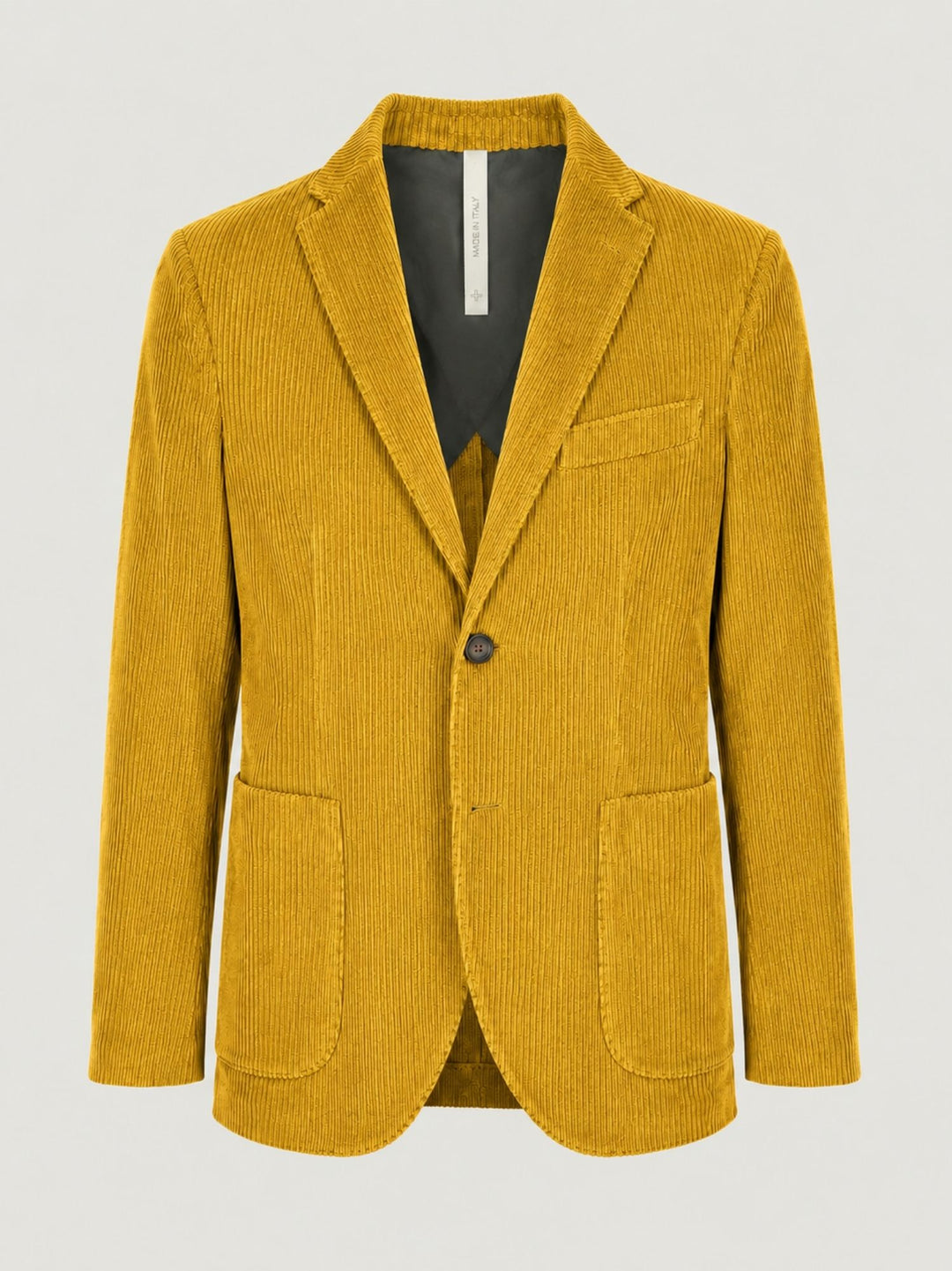 Blazer in velluto a coste senape G214/SP10 93 ANDREA MORANDO 