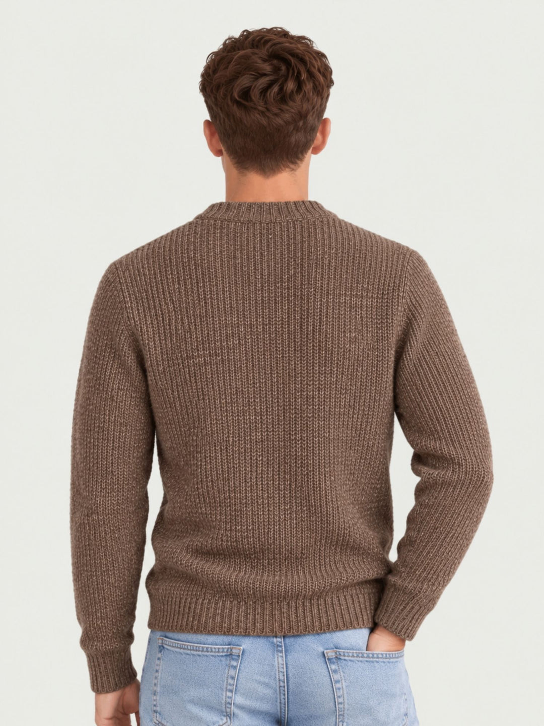 Girocollo in lana visone W-3101 WOOD ANDREA MORANDO 