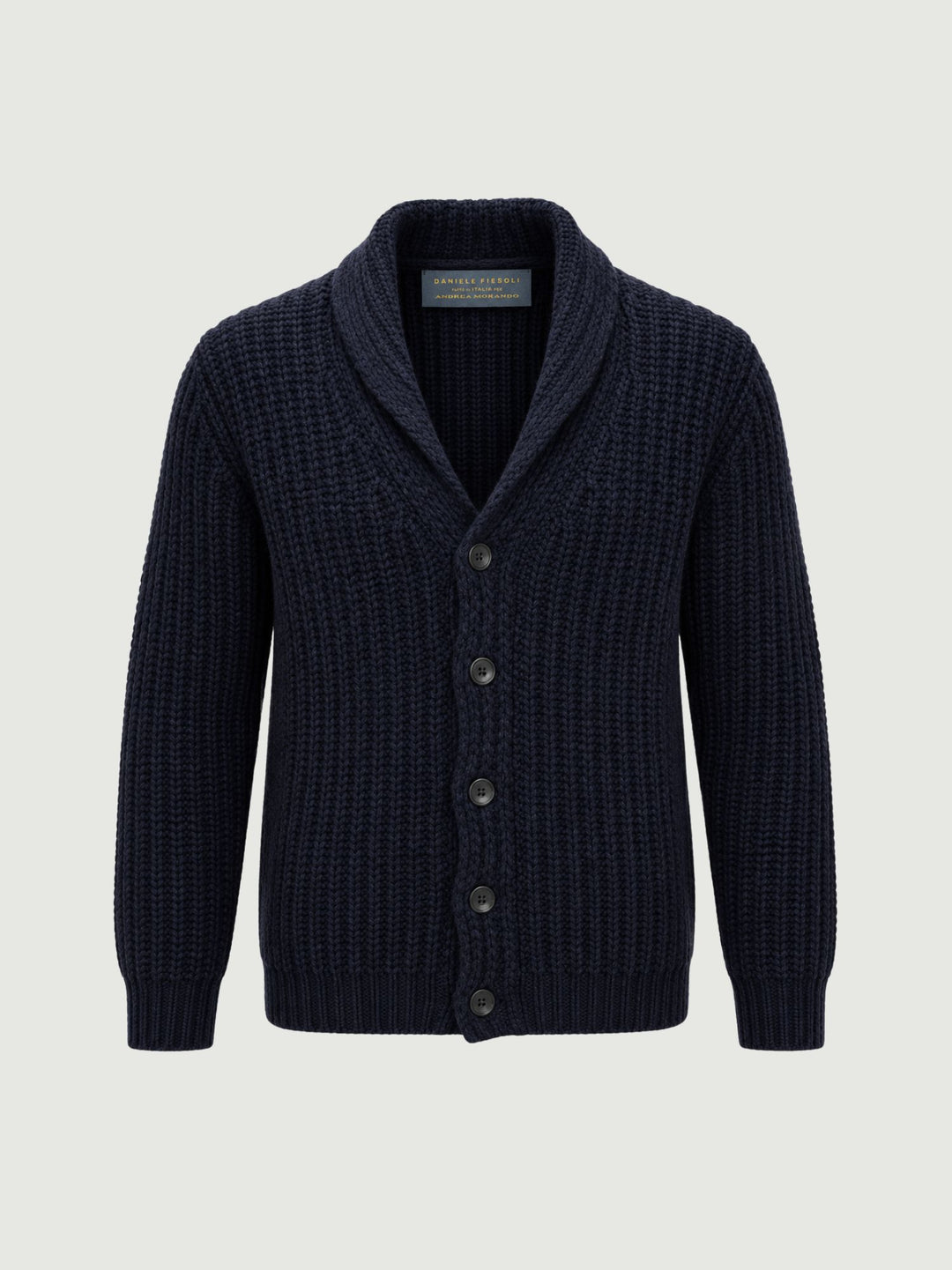 Cardigan in lana merino navy 0242 23 FIESOLI DANIELE 