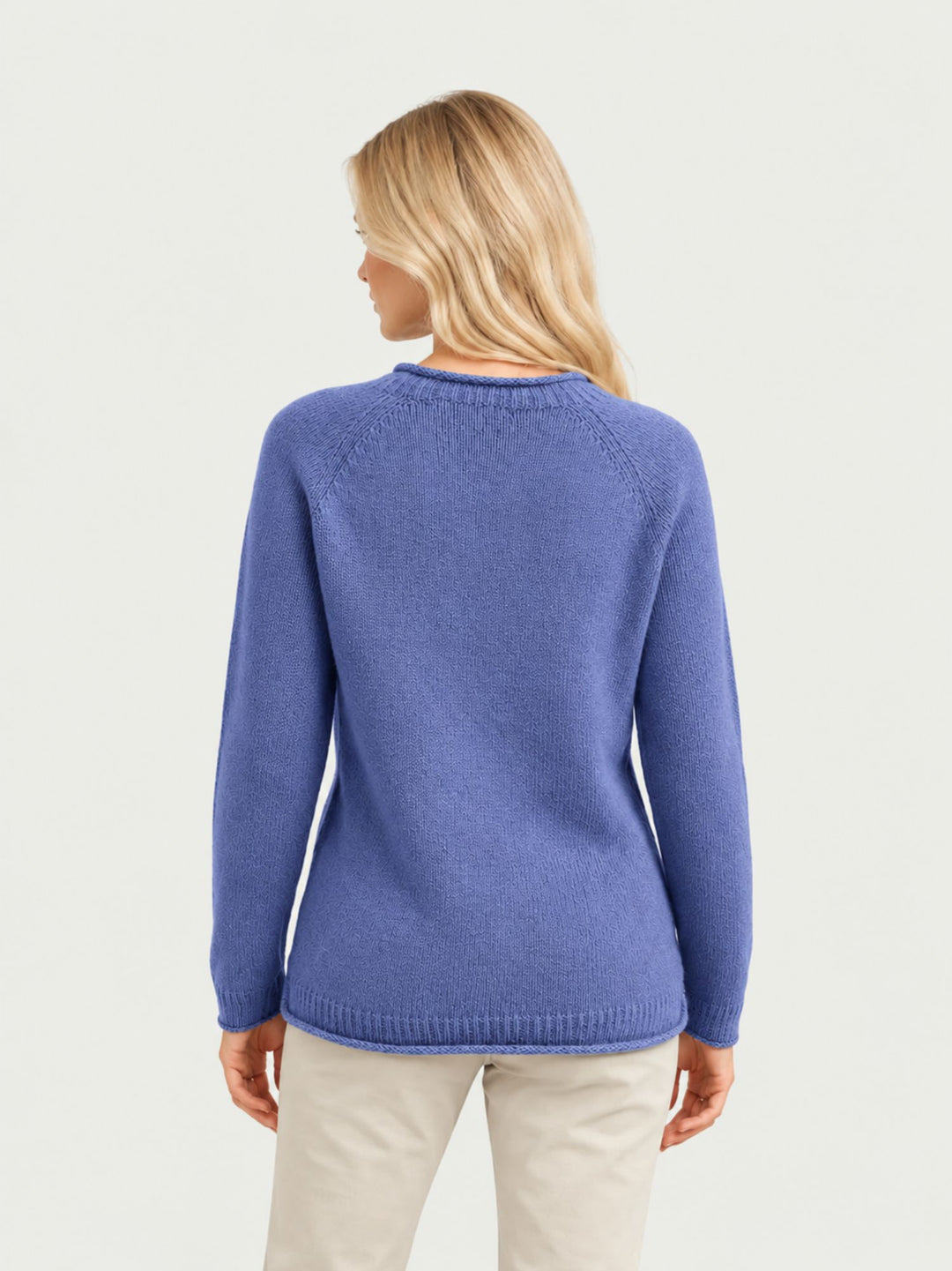 Maglione Francesca in lana merino avio FRANCESCA AVION ANDREA MORANDO 