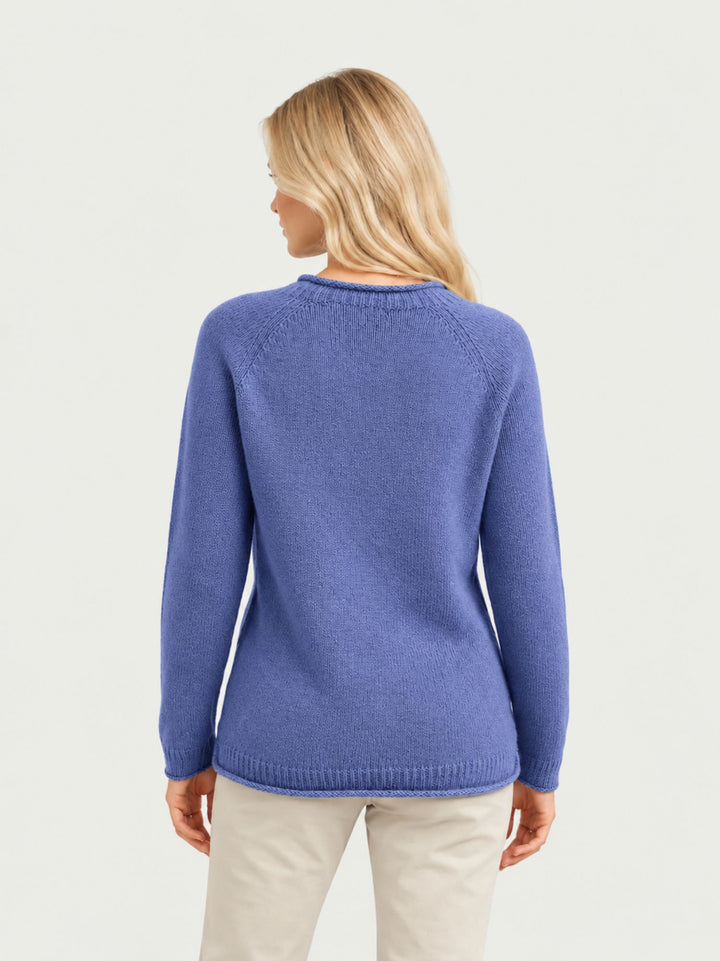 Maglione Francesca in lana merino avio FRANCESCA AVION ANDREA MORANDO 