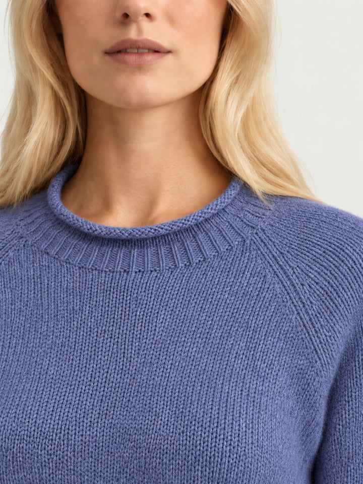 Maglione Francesca in lana merino avio FRANCESCA AVION ANDREA MORANDO 