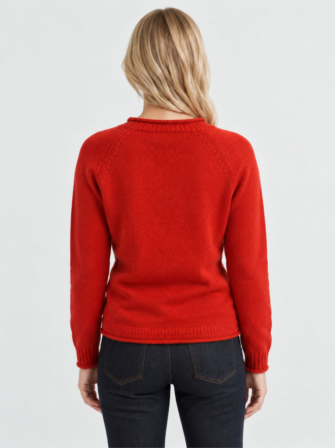 Maglione Francesca in lana merino ibisco FRANCESCA IBISCO ANDREA MORANDO 