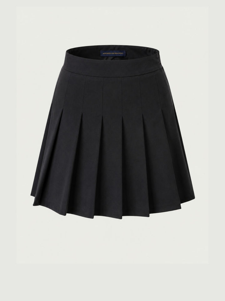Gonna plissettata nera 4041/2733 NERO ANDREA MORANDO 