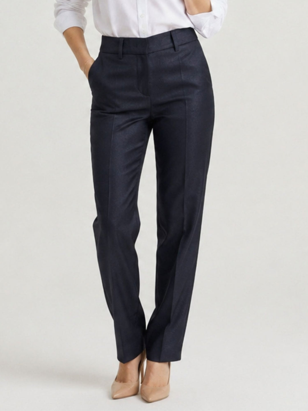 Pantalone chino blu notte 4703/4405 NAVY ANDREA MORANDO 