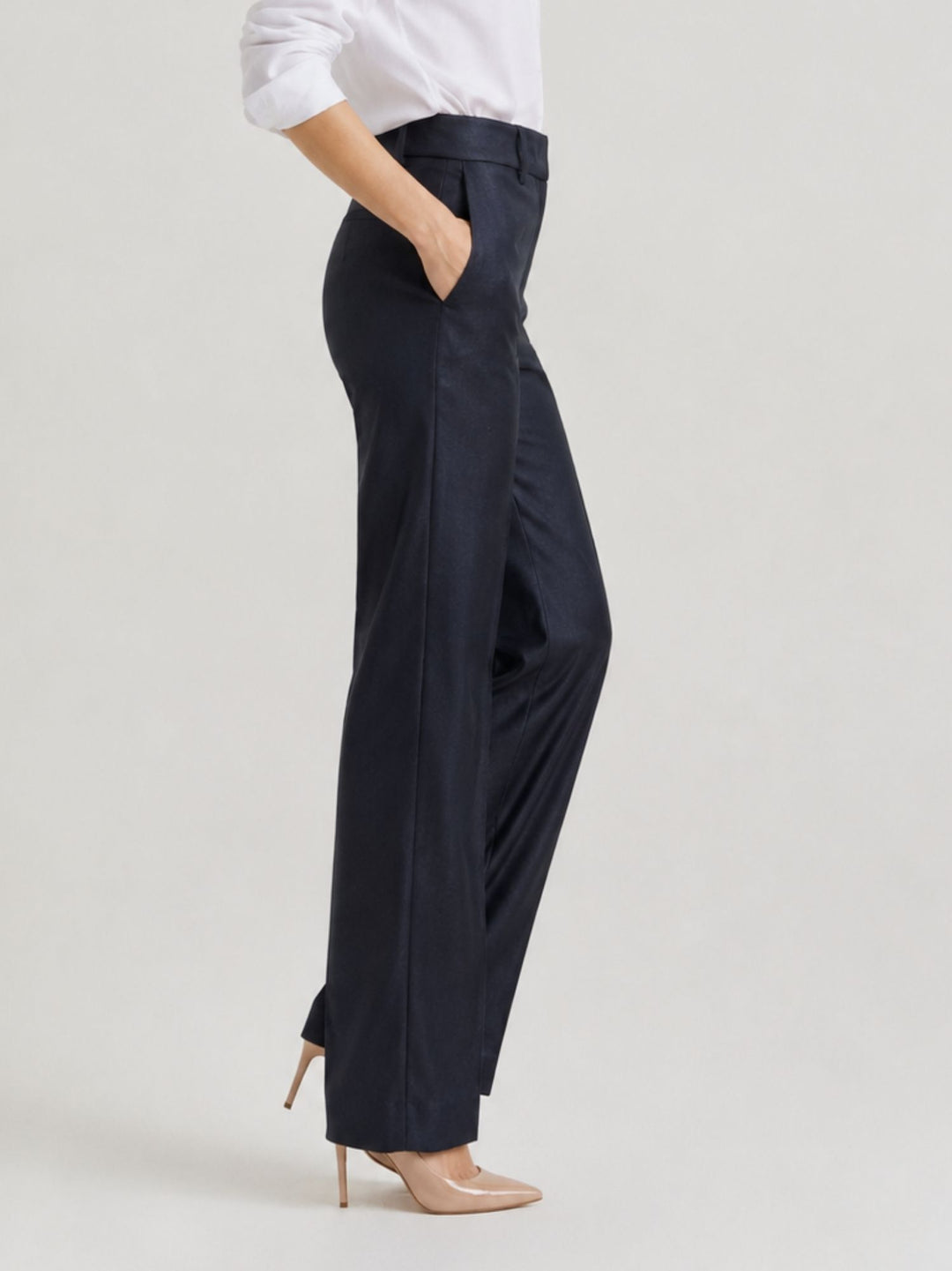 Pantalone chino blu notte 4703/4405 NAVY ANDREA MORANDO 