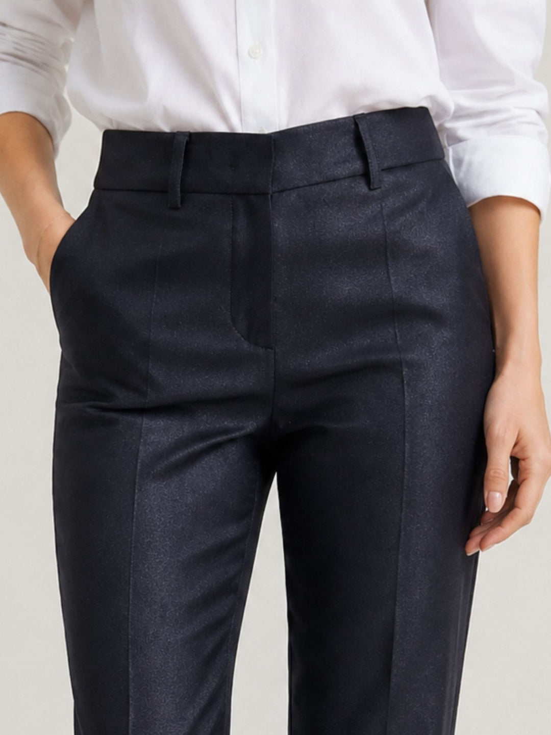 Pantalone chino blu notte 4703/4405 NAVY ANDREA MORANDO 
