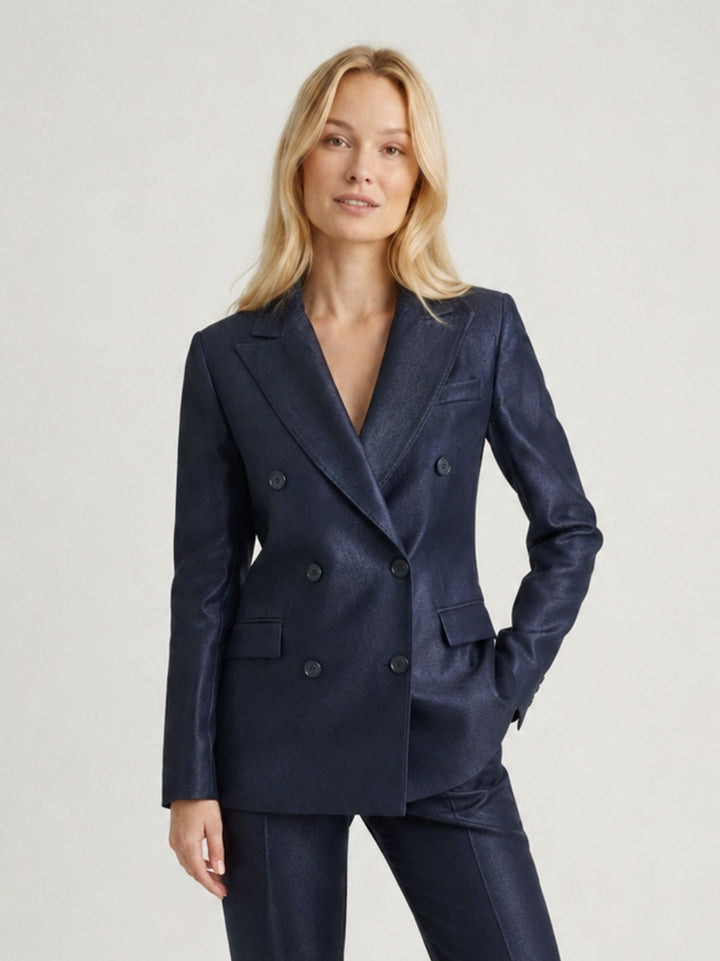 Blazer doppiopetto blu notte 4731/4405 NAVY ANDREA MORANDO 