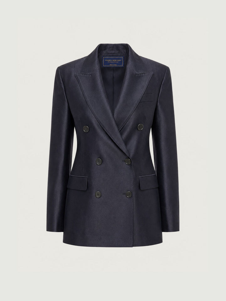 Blazer doppiopetto blu notte 4731/4405 NAVY ANDREA MORANDO 