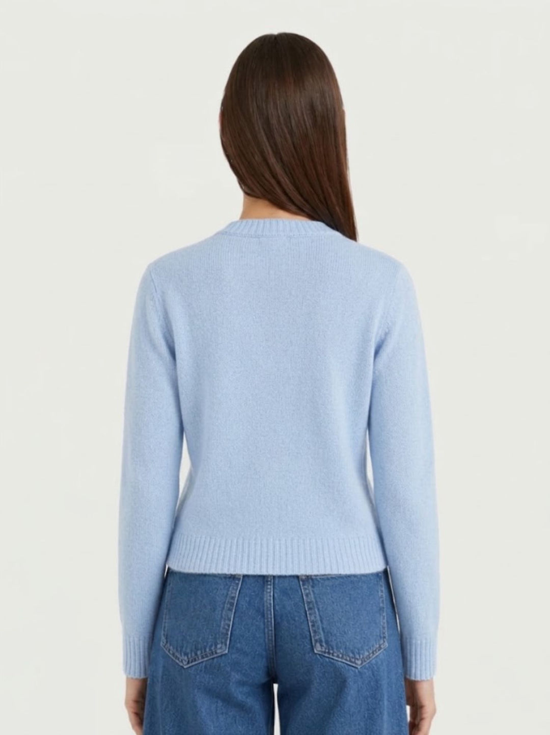 Cardigan Girocollo con Bottoni in Baby Alpaca Cielo P0288.330 CIELO IDEA 