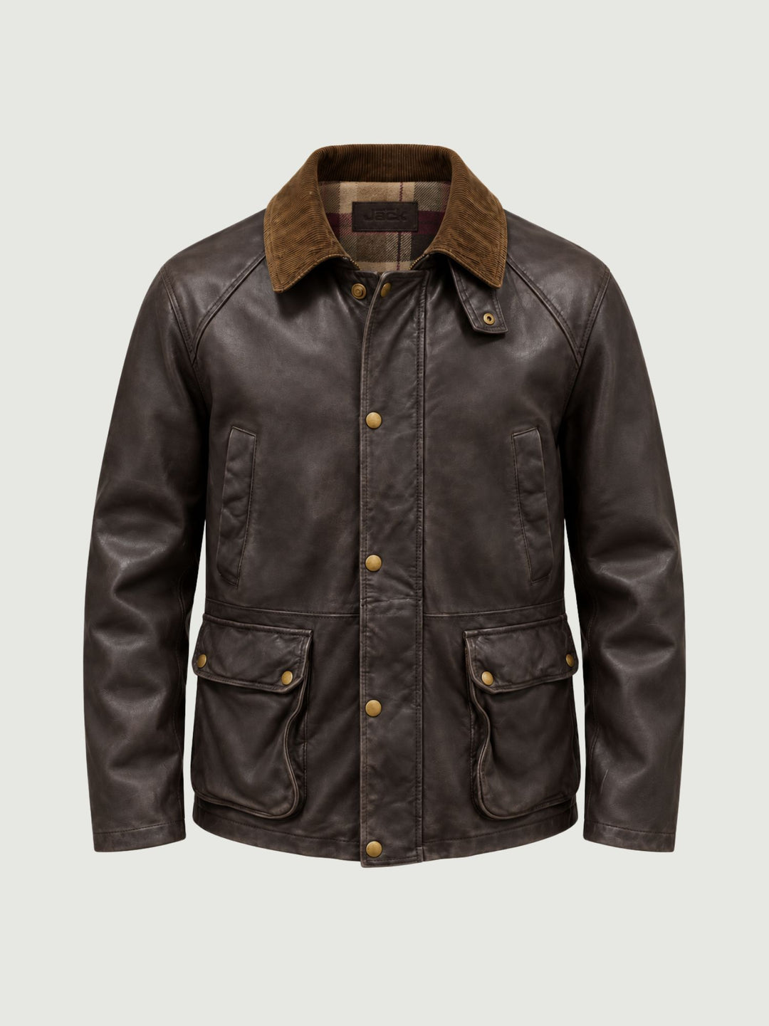 Giacca Balmoral in pelle testa di moro BALMORAL 06 JACK LEATHER 