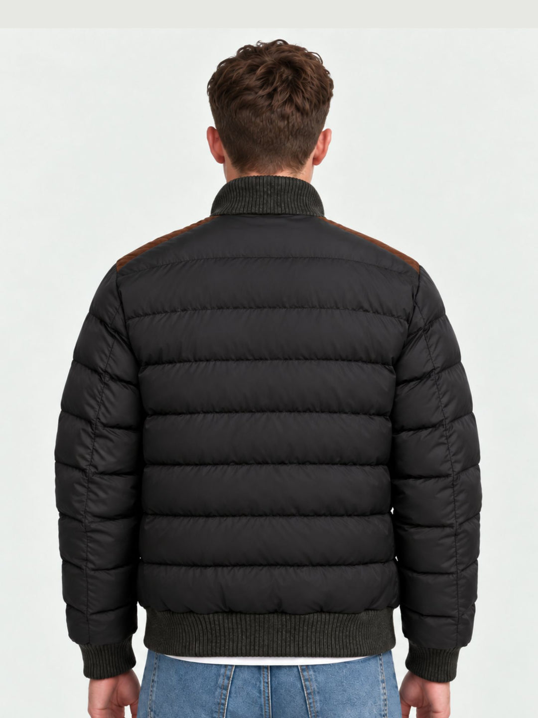 Giubbotto Caleb in camoscio e tessuto tecnico CALEB 248 JACK LEATHER 