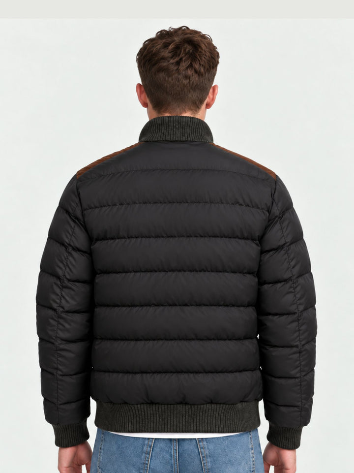 Giubbotto Caleb in camoscio e tessuto tecnico CALEB 248 JACK LEATHER 