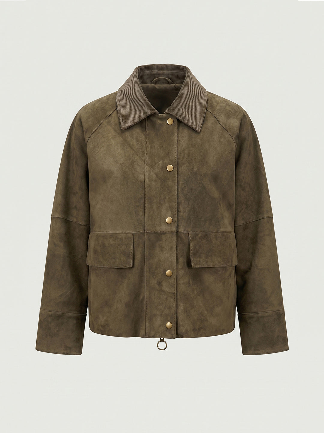 Giacca Cameron in camoscio verde bosco CAMERON 28 JACK LEATHER 
