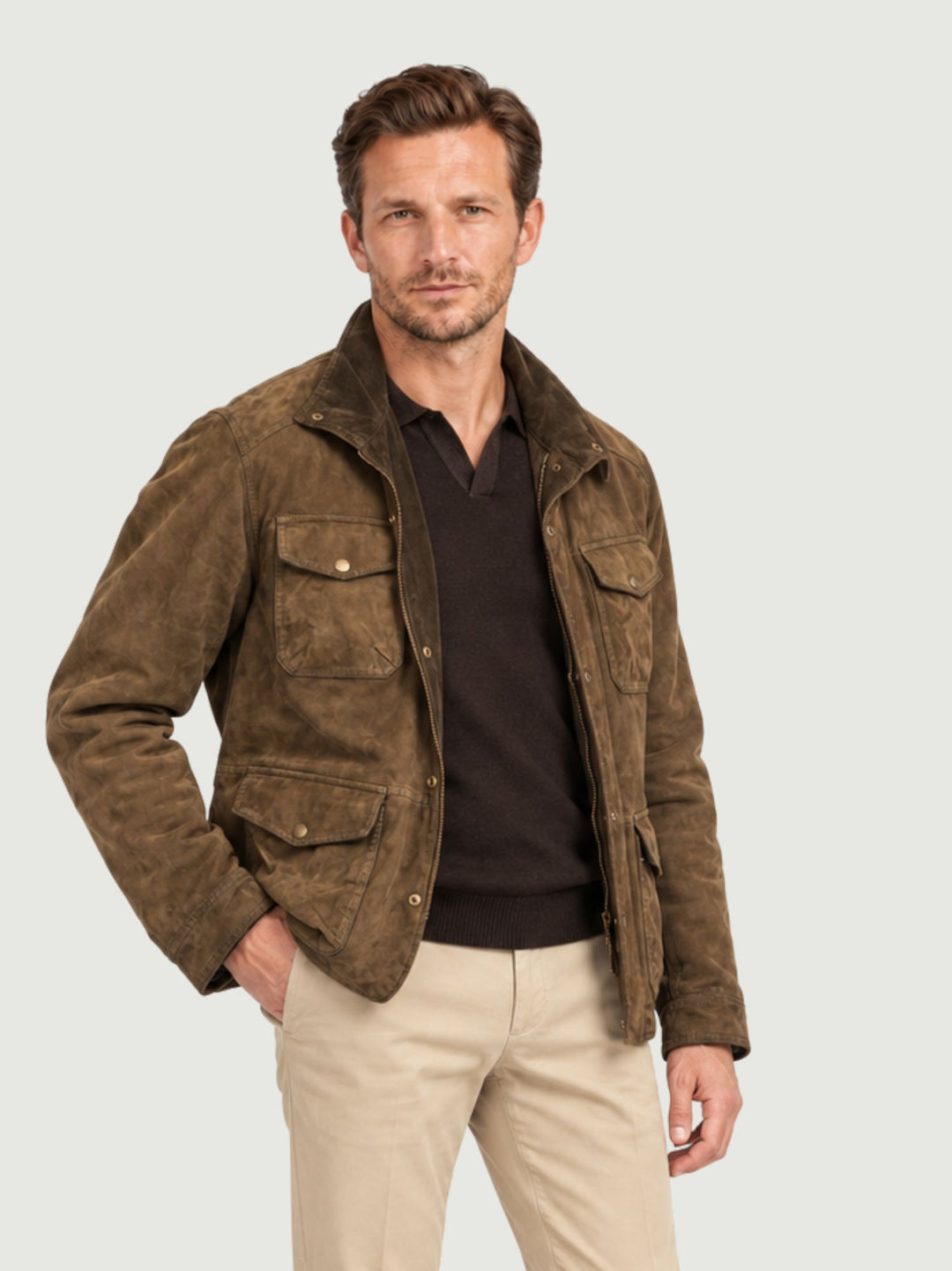 Giacca Clermont in pelle con gilet interno reversibile CLERMONT 707 JACK LEATHER 