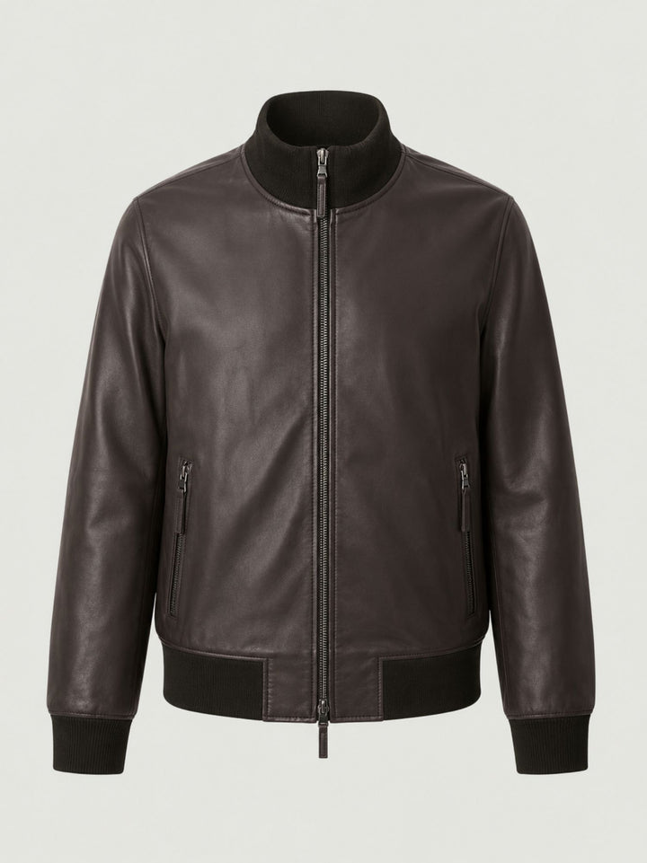 Giacca Derek Seamless reversibile in pelle testa moro DEREK SEAMLESS REV. 06 JACK LEATHER 