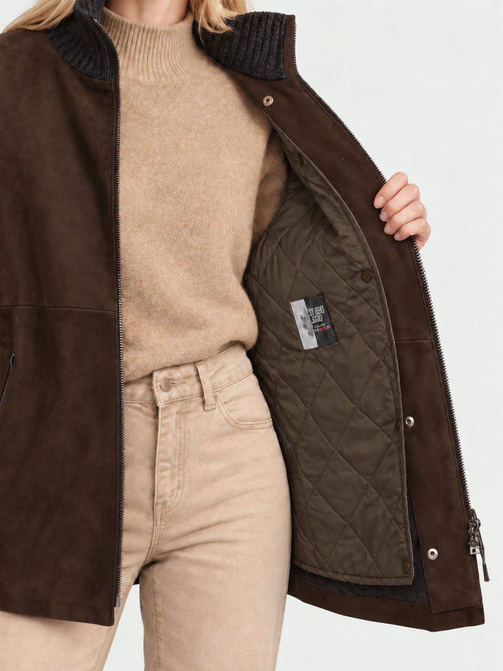 Giacca Desire in pelle con interno trapuntato DESIRE 06 JACK LEATHER 