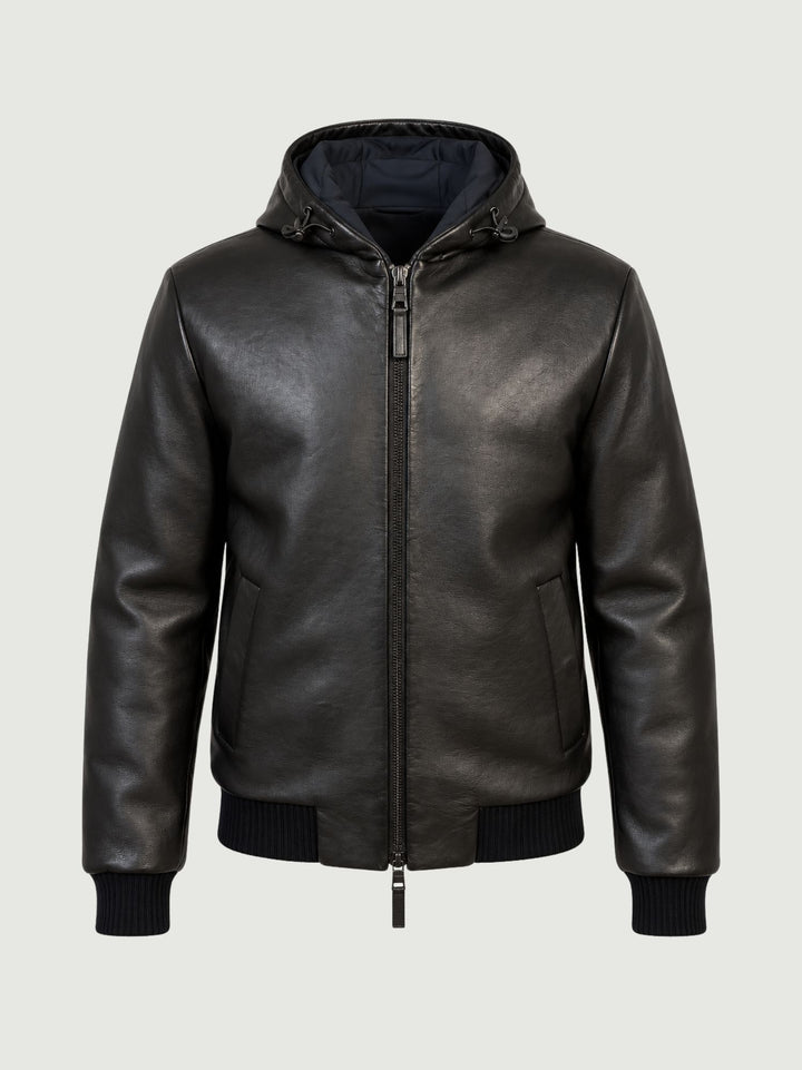 Giubbotto Jonah in pelle testa di moro JONAH 06 JACK LEATHER 