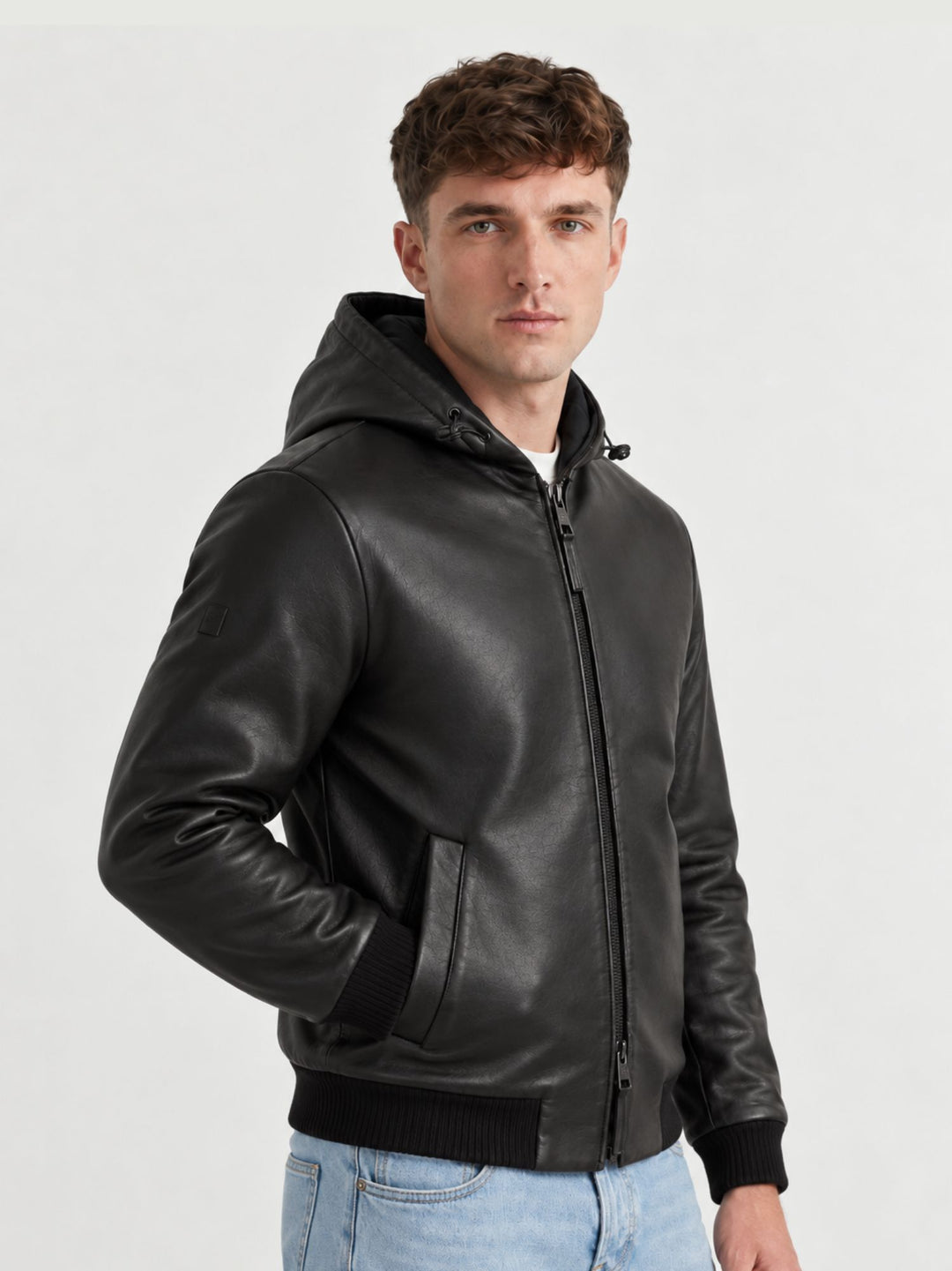 Giubbotto Jonah in pelle testa di moro JONAH 06 JACK LEATHER 