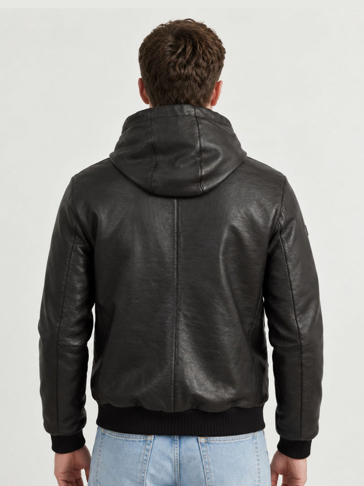 Giubbotto Jonah in pelle testa di moro JONAH 06 JACK LEATHER 