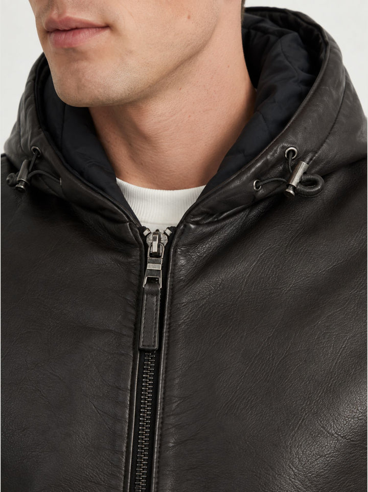 Giubbotto Jonah in pelle testa di moro JONAH 06 JACK LEATHER 