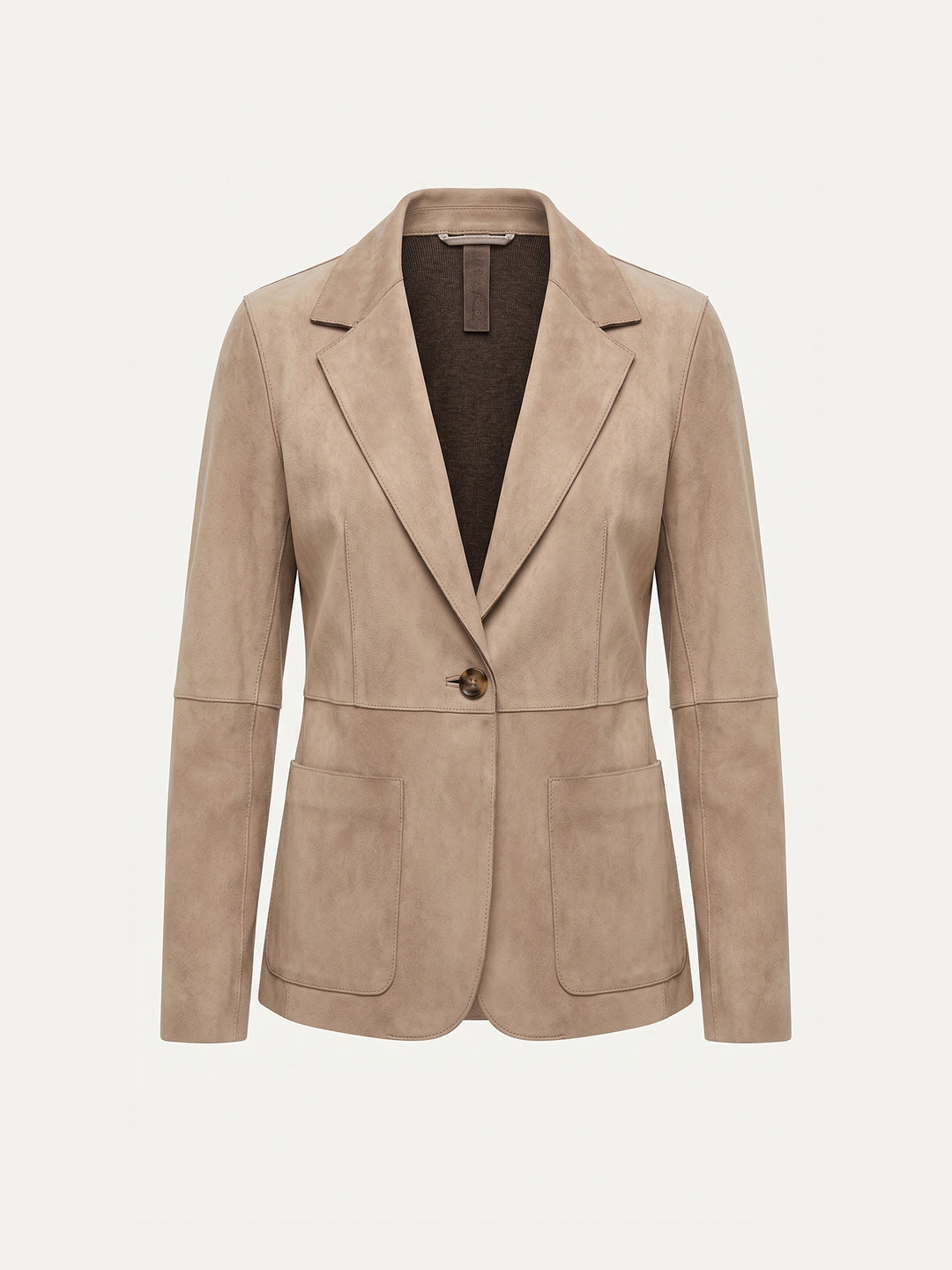 Blazer Lucilla in camoscio beige LUCILLA J33 JACK LEATHER 
