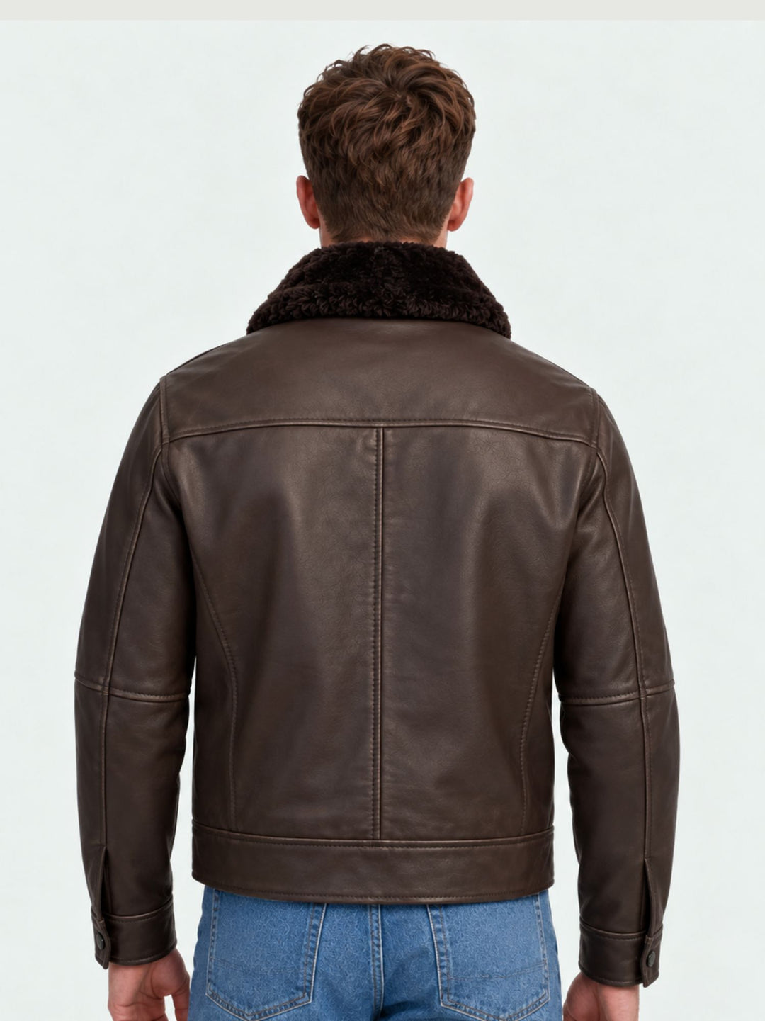 Giubbotto Olimpic in pelle testa di moro OLIMPIC 06 JACK LEATHER 