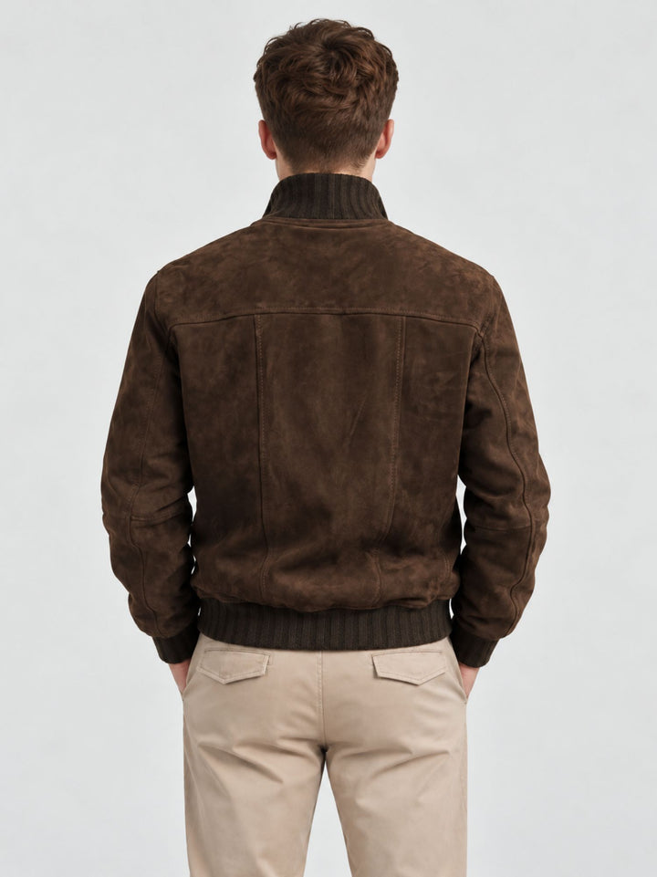 Giacca scamosciata Riverside imbottita testa di moro RIVERSIDE 86 JACK LEATHER 