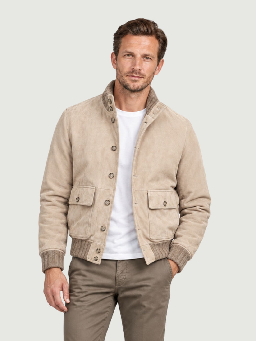 Giacca scamosciata Riverside imbottita RIVERSIDE J33 JACK LEATHER 