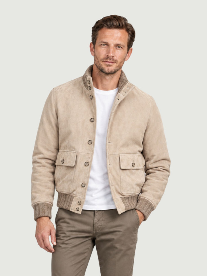 Giacca scamosciata Riverside imbottita RIVERSIDE J33 JACK LEATHER 