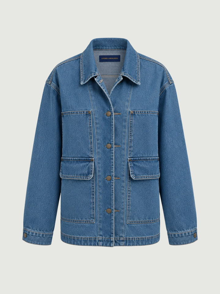 Giacca in jeans oversize 1087 DENIM ANDREA MORANDO 