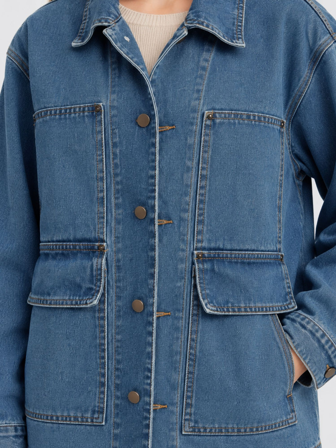 Giacca in jeans oversize 1087 DENIM ANDREA MORANDO 