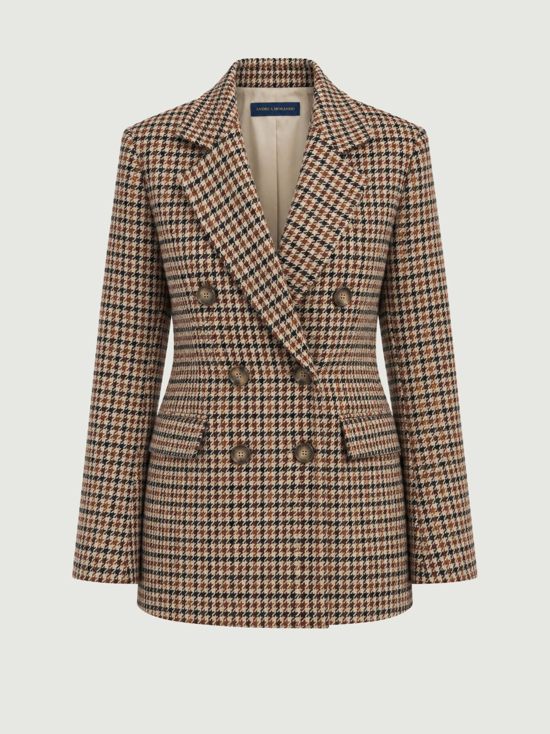Blazer doppiopetto pied de poule moro blu 3359 4 ANDREA MORANDO 