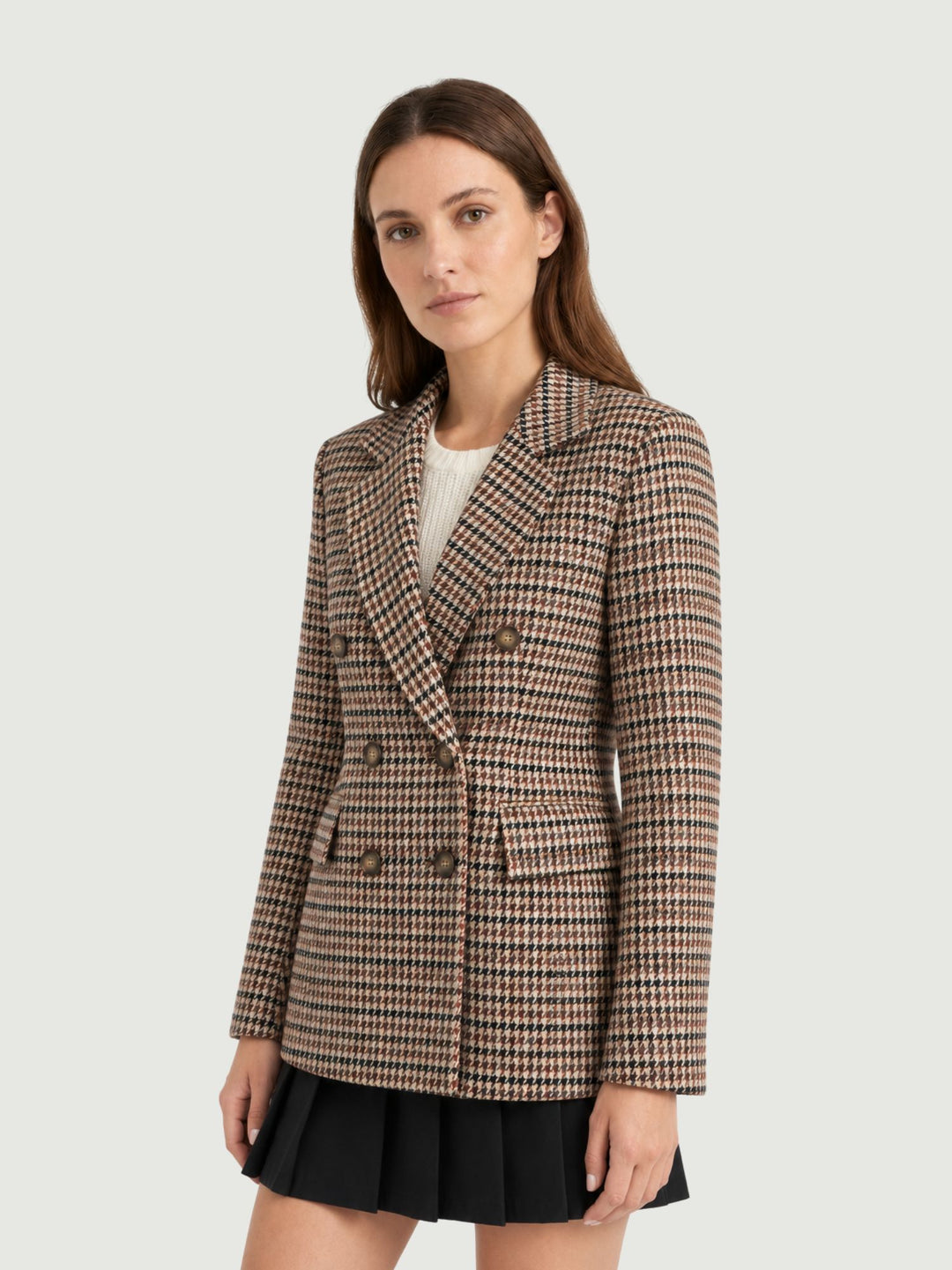Blazer doppiopetto pied de poule moro blu 3359 4 ANDREA MORANDO 