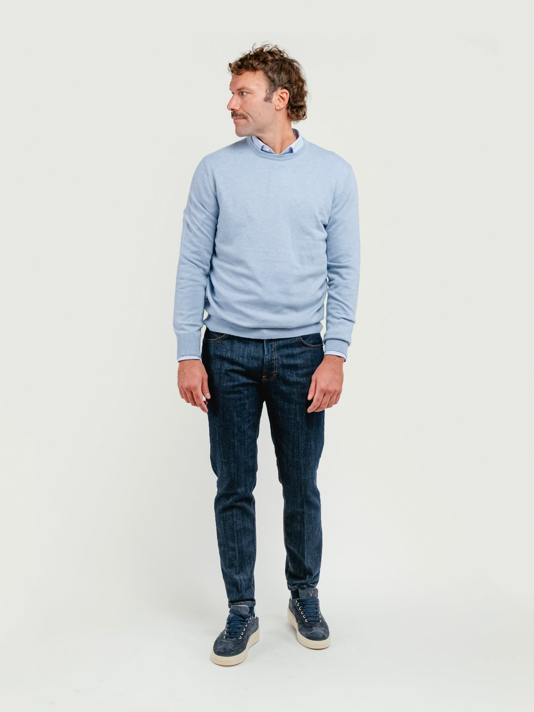 Pantalone in denim scuro 7607CAR ZERO ANDREA MORANDO 
