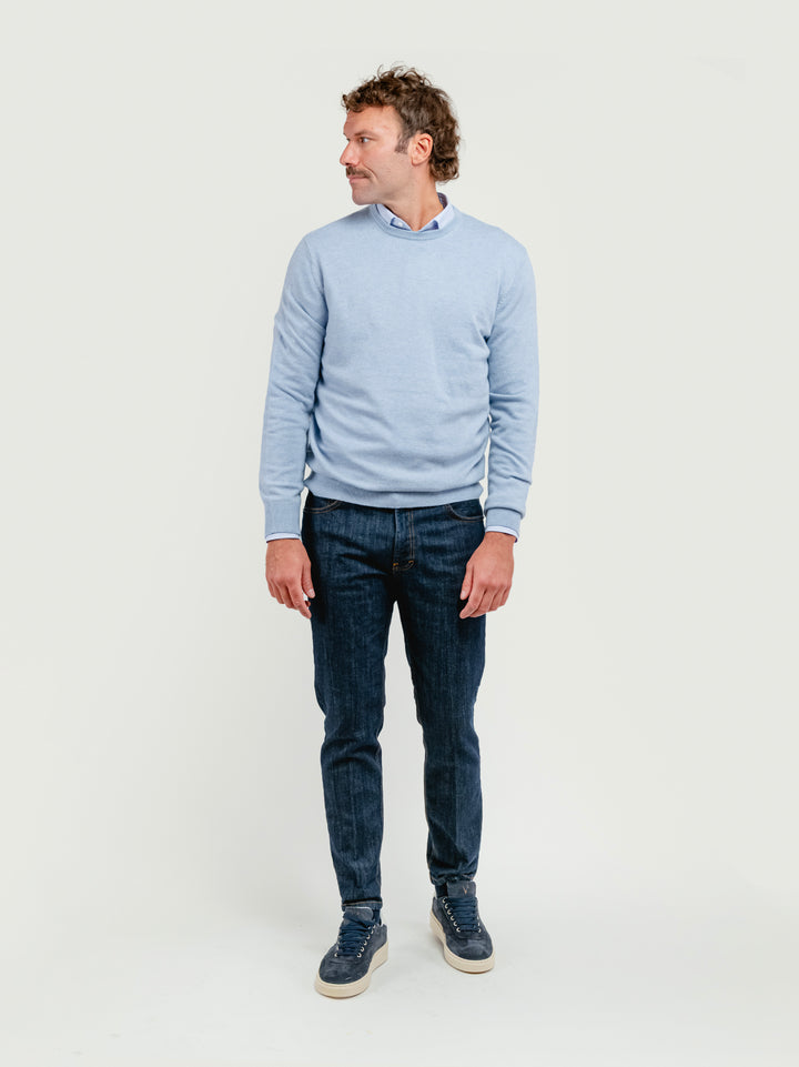 Pantalone in denim scuro 7607CAR ZERO ANDREA MORANDO 