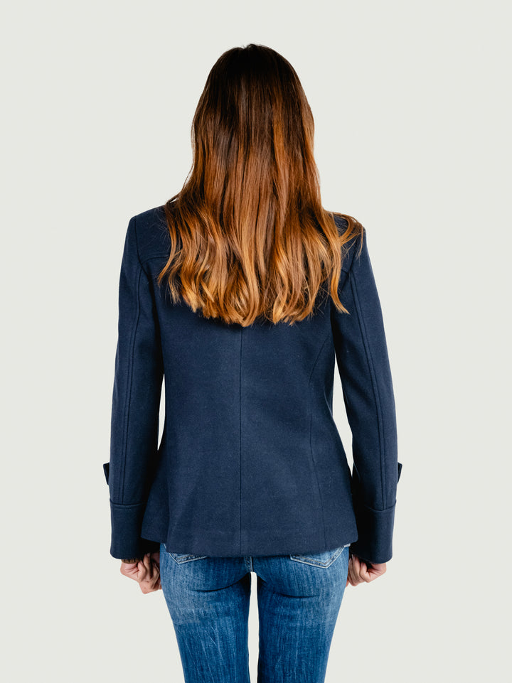 Giacca doppiopetto in panno blu 9859RO 008 ANDREA MORANDO 