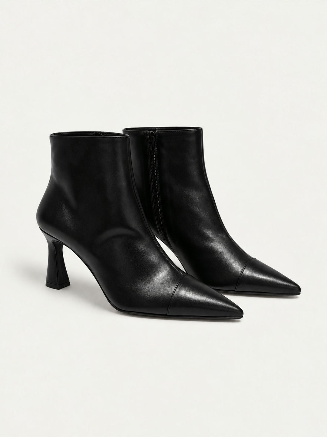 Tronchetto in pelle nera RACON NEGRO LODI 
