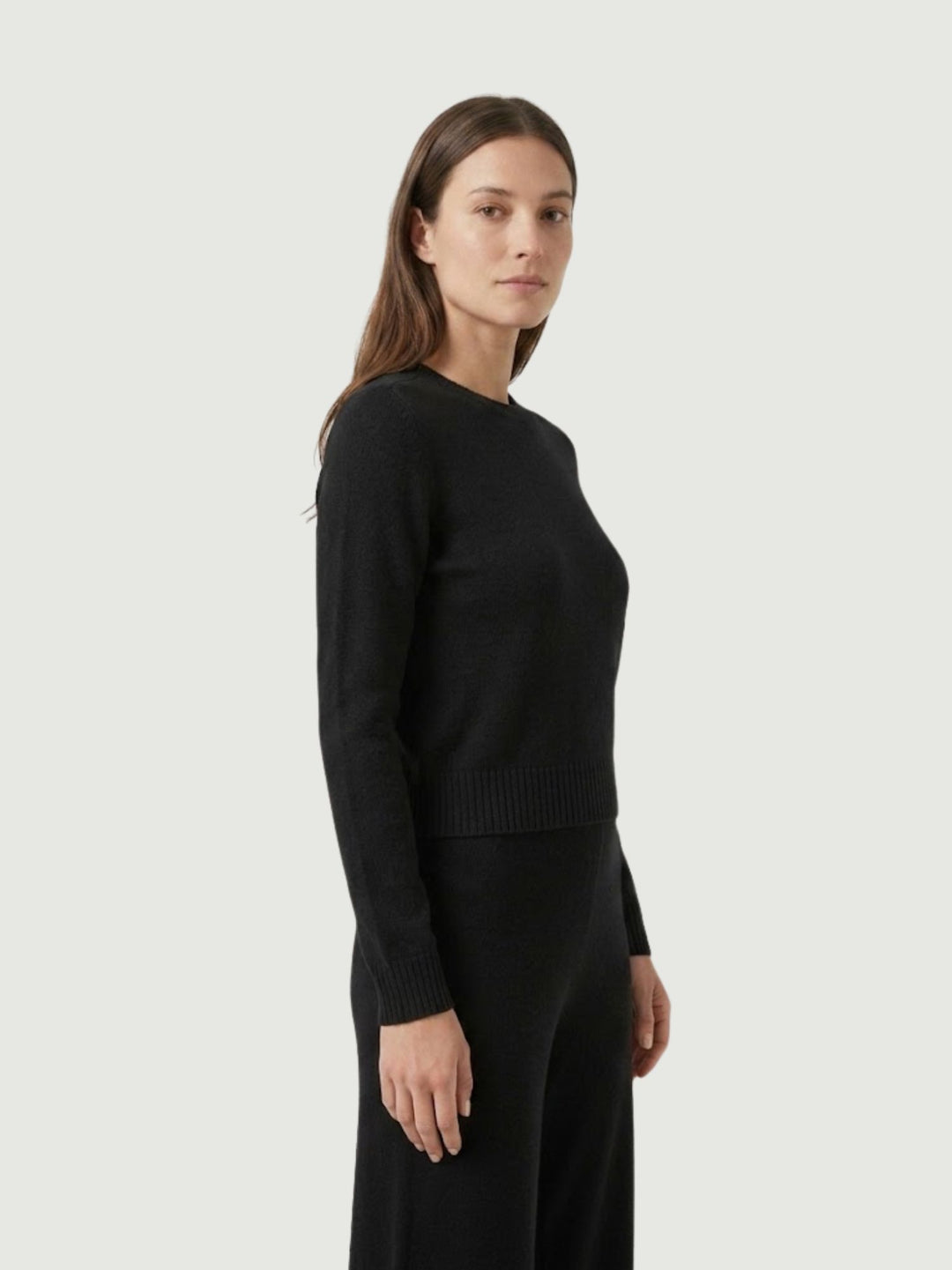 Girocollo Tina in maglia licorice 0270153 0010 BIMOR 