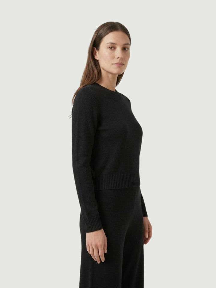 Girocollo Tina in maglia licorice 0270153 0010 BIMOR 