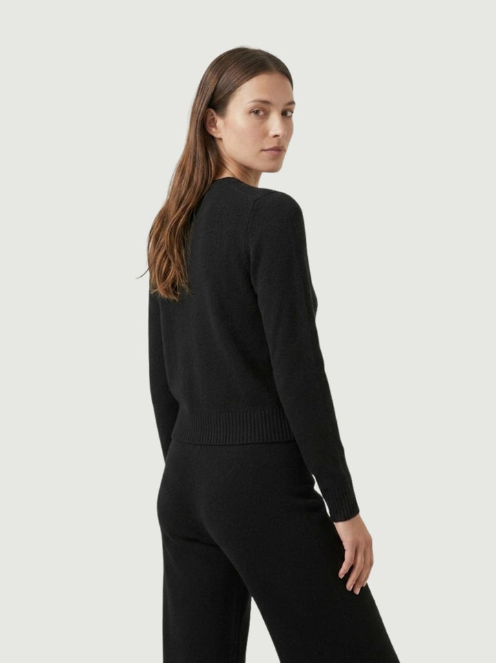Girocollo Tina in maglia licorice 0270153 0010 BIMOR 