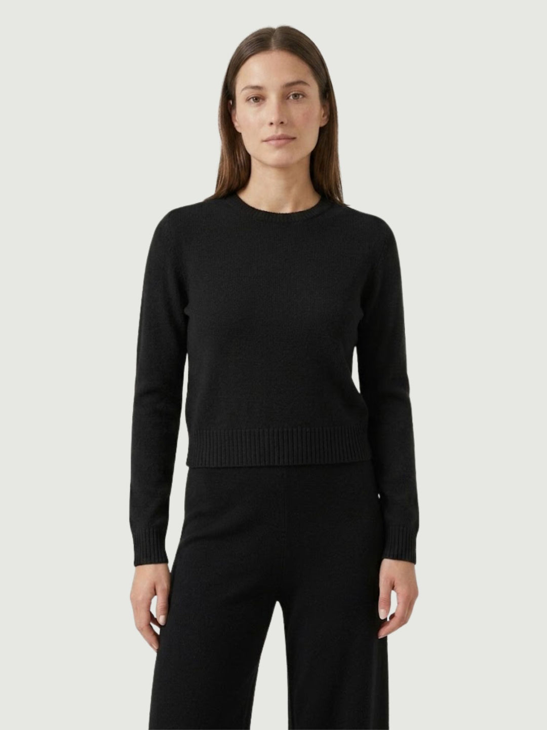 Girocollo Tina in maglia licorice 0270153 0010 BIMOR 